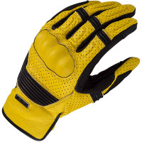 LS2 Duster Leather Gloves - Mustard / Black