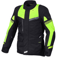 Macna Aspire Textile Jacket - Black / Fluo Yellow