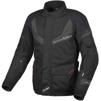 Macna Rancher Textile Jacket - Black / Grey