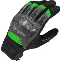 Macna Rime Mixed Gloves - Black / Grey / Green