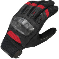 Macna Rime Mixed Gloves - Black / Red