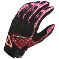 Macna Ladies Octar Gloves - Black / Burgundy / Pink