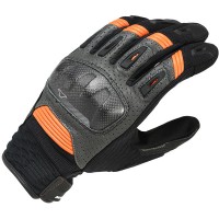 Macna Rime Mixed Gloves - Black / Grey / Orange