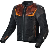 Macna Orcano Textile Jacket - Orange / Black