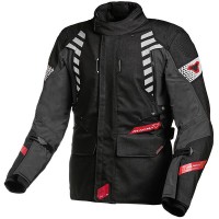 Macna Ultimax Textile Jacket - Black / Red