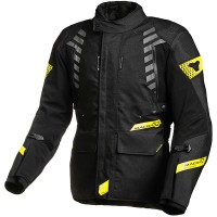 Macna Ultimax Textile Jacket - Black / Yellow