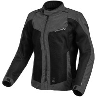 Macna Ladies Empire Night Eye Textile Jacket - Black