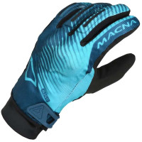 Macna Ladies Crew RTX Textile Gloves - Black / Blue / Green