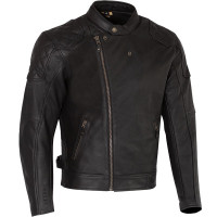 Merlin Chester Cafe D3O Leather Jacket - Black