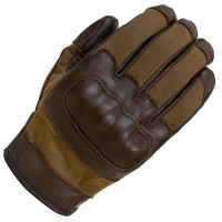 Merlin Glenn Textile / Leather Gloves - Brown