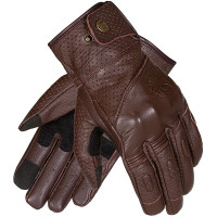 Merlin Ladies Legacy D3O Leather Gloves - Dark Brown