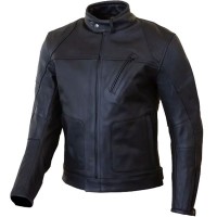 Merlin Gable Leather Jacket - Black