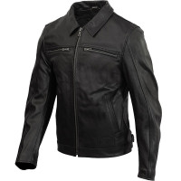 Merlin Kingsbury D3O Leather Jacket - Black