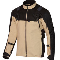 Merlin Navar Laminated D3O Explorer Textile Jacket - Black / Earth