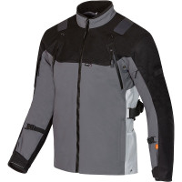 Merlin Navar Laminated D3O Explorer Textile Jacket - Black / Grey