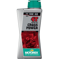 Motorex Cross Power 4T Fully Synthetic Pro Performance JASO MA2 - 5W-40