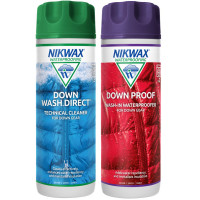 Nikwax Twin Pack Down Wash Direct® / Down Proof 300ml