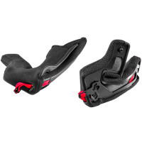 Nolan Cheek Pads Clima Comfort - N80-8 - Black / Red