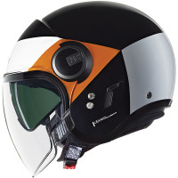 Nolan N21 Visor Onirico - Black / White / Orange