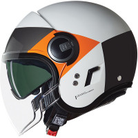 Nolan N21 Visor Onirico - White / Black / Orange