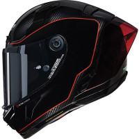 Nolan X-804 RS Ultra Carbon Asso Di Picche - Carbon / Black / Red