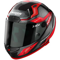 Nolan X-804 RS Ultra Carbon - Maven Carbon / Red