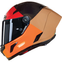 Nolan X-804 RS Ultra Carbon Blocco - Carbon / Orange / Sabbia / Red