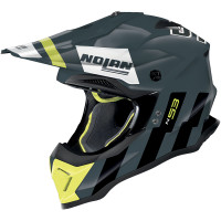 Nolan N53 MX - Sparkler Slate Grey / Yellow