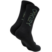 Oakley B1B 2.0 Socks - Black / Green Brush Camo