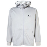 Oakley Full Zip Foundational 2.0 Hoodie - Stone Grey