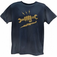 Oily Rag Clothing Spanner Fist T-Shirt - Denim