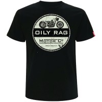 Oily Rag Black Label Motor Co T-Shirt - Black