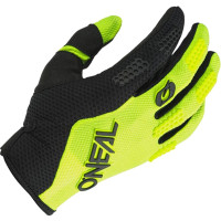 O'Neal Element Textile Gloves - Racewear Black / Neon Yellow