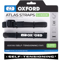 Oxford Atlas G-Hook Tension Straps - Black