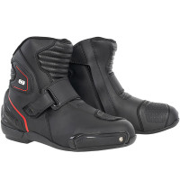 Oxford Omega Air Short Boots - Black / White / Red