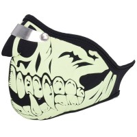 Oxford Face Mask - Glow Skull