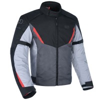 Oxford Delta 1.0 Textile Jacket - Black / Grey / Red