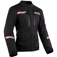 Oxford Ladies Mondial 2.0 Textile Jacket - Black / Coral