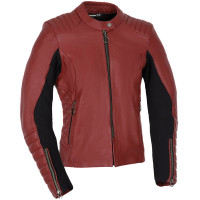 Oxford Ladies Radley Leather Jacket - Red