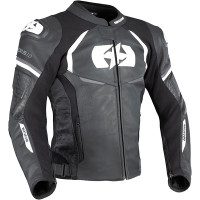 Oxford Nexus 1.0 Leather Jacket - Black / White