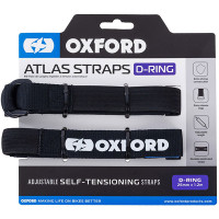 Oxford Atlas D-Ring Tension Straps - Black