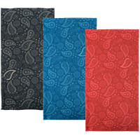 Oxford Comfy Neck Tubes - Paisley 3 Pack