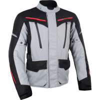 Oxford Metro 2.0 Textile Jacket - Grey / Black / Red