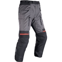 Oxford Rockland Textile Trousers - Charcoal / Black / Red