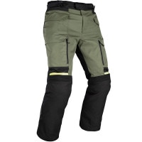 Oxford Rockland Textile Trousers - Khaki / Black / Fluo Yellow