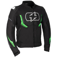 Oxford Omega 1.0 Air Textile Jacket - Black / Green