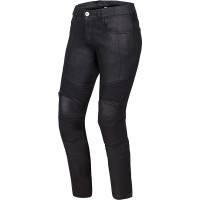 Ozone Roxy Ladies Aramid Denim Riding Jeans - Waxed Black