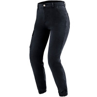 Ozone Jane Ladies Jogger Fit Aramid Denim Riding Jeans - Black