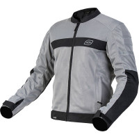 Ozone Street Dart Textile Jacket - Silver / Black