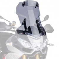 Puig Touring Windscreen With Visor Smoke - Aprilla Caponord 1200